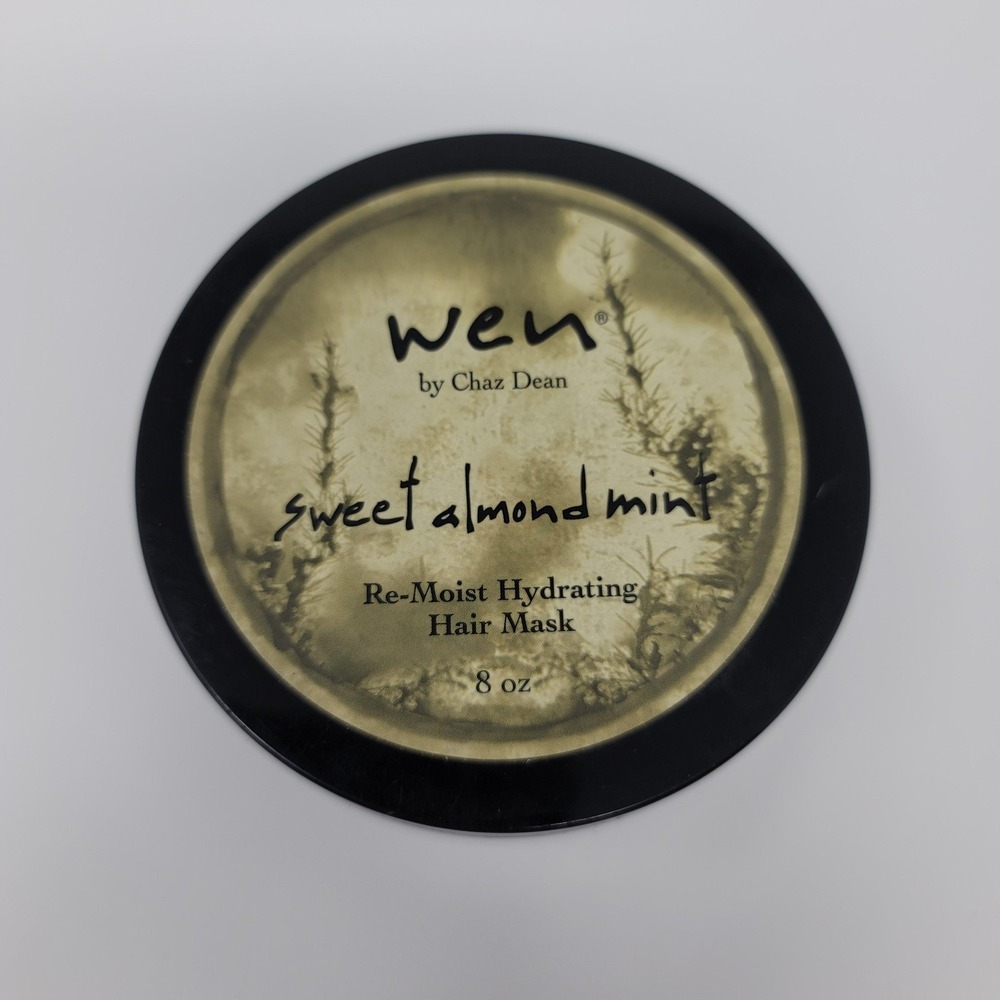 WEN Chaz Dean Sweet Almond Mint Re-Moist Hydrating Hair Mask Conditioning 8 oz